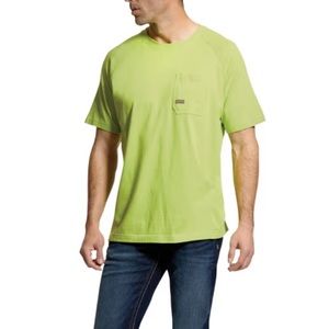 NWT Ariat Rebar CottonStrong Short-Sleeve T-Shirt for Men | Size: XLT